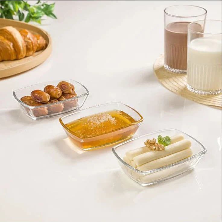 پیاله شیشه ای سرو بزرگ 6 عددی لیمون 222400 — تصویر ۲