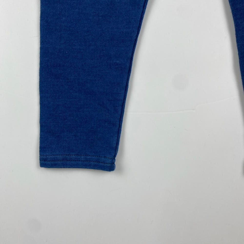 شلوار راسته طرح ساده ابی تیره رنگ – 2 تا 3 سال — تصویر ۳