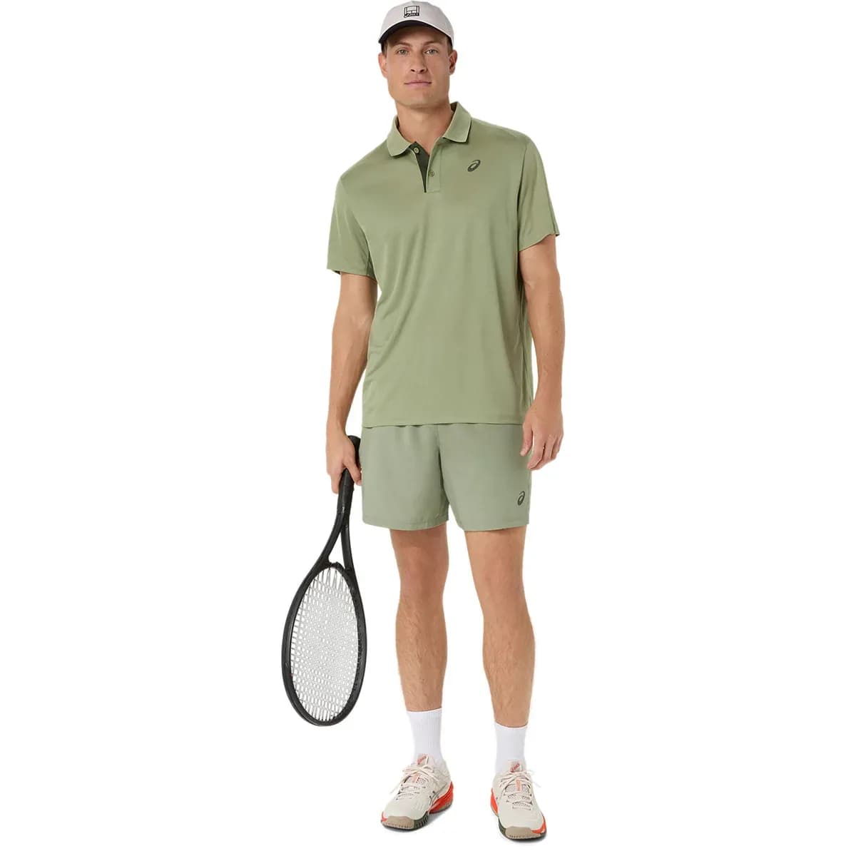 تیشرت تنیس مردانه اسیکس ASICS Court Polo – سبز — تصویر ۸