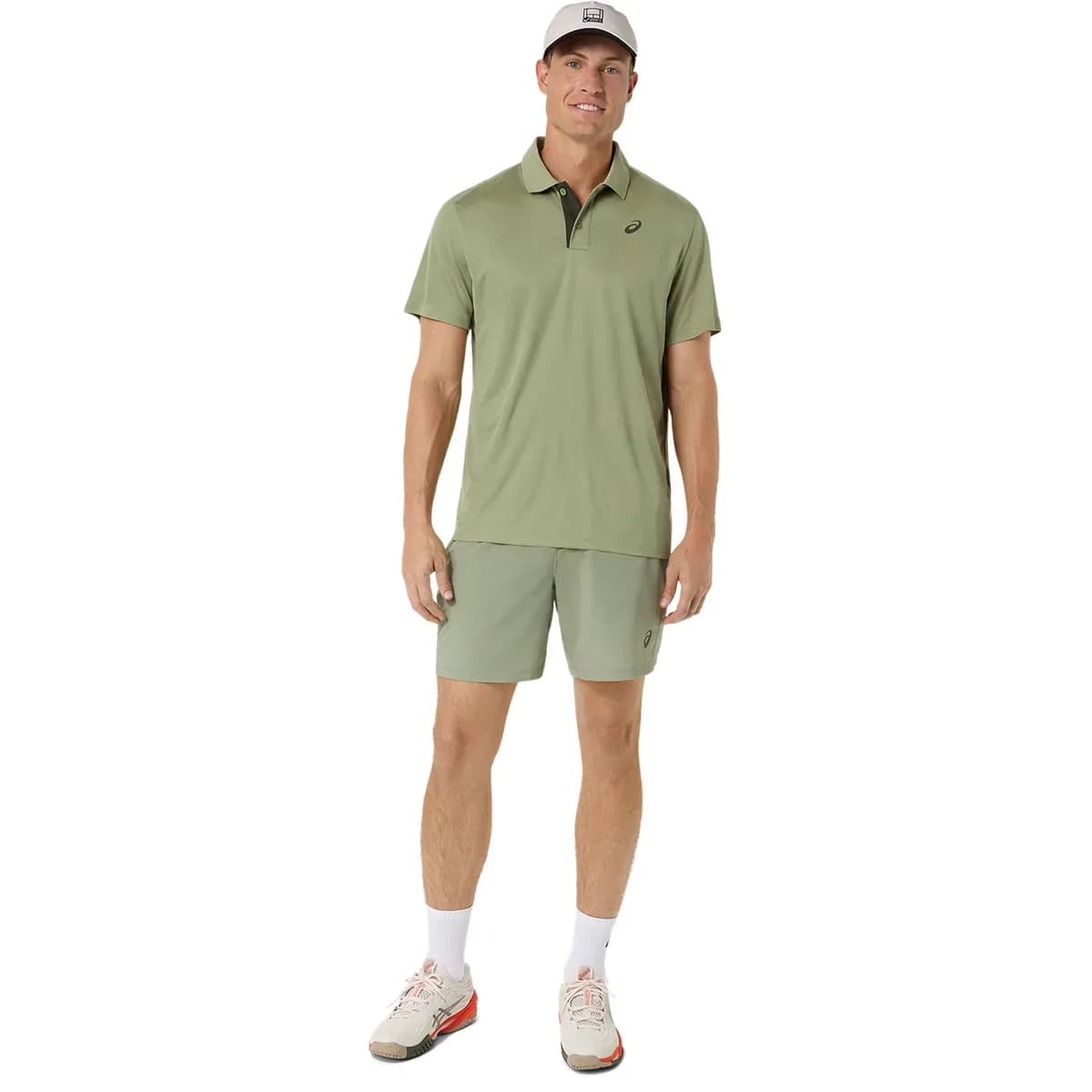 تیشرت تنیس مردانه اسیکس ASICS Court Polo – سبز — تصویر ۷
