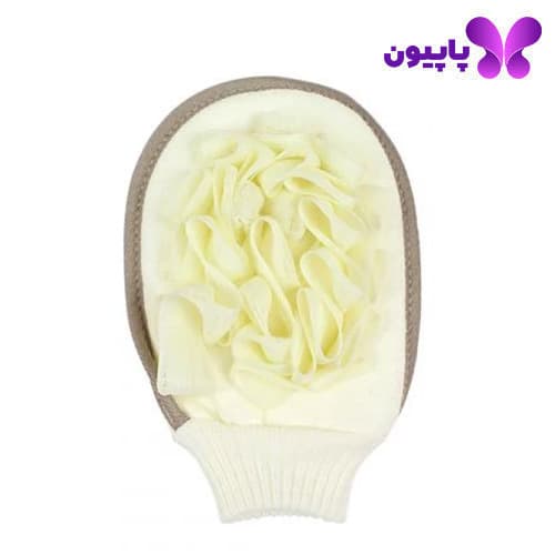 دستکش دوش الیاف پنبه ای کش دار ناسکیتا مدل THX0006