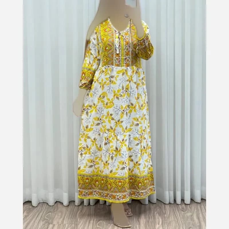 ساحلی نخی حاشیه دار زنانه فری سایز خنک و راحت — تصویر ۴
