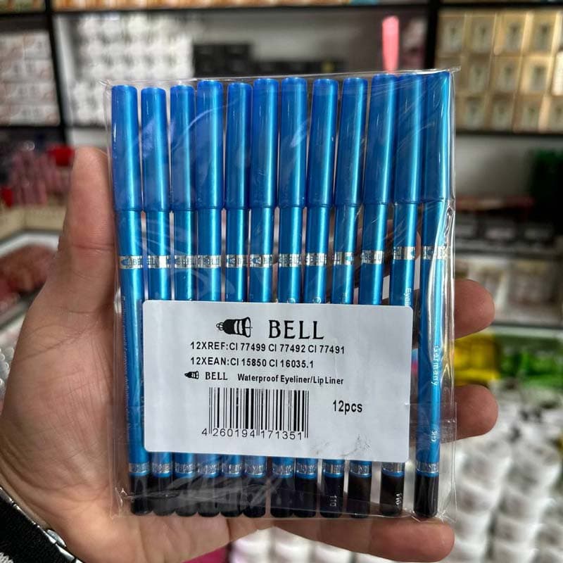 پک 12 عددی مداد چشم مشکی بل Bell اورجینال — تصویر ۶