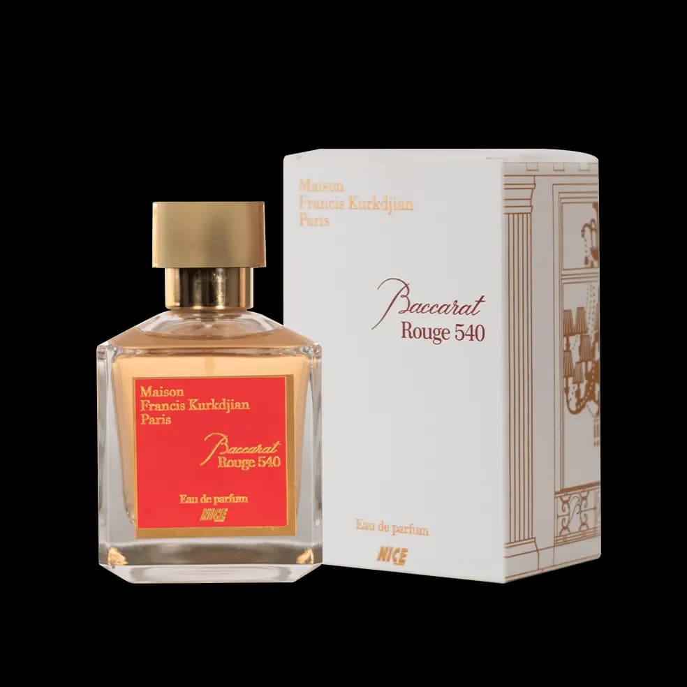 ادوپرفیوم نایس پاپت Nice مدل باکارات رژ Baccarat Rouge 540 حجم 100 میلی لیتر طرح مارک