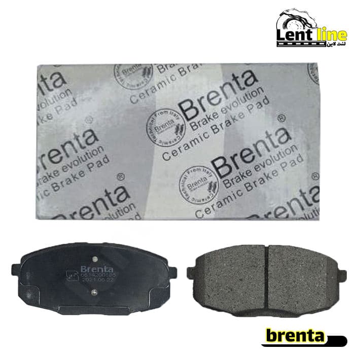 لنت ترمز جلو کیا سراتو سایپا برند brenta پلاس — تصویر ۳