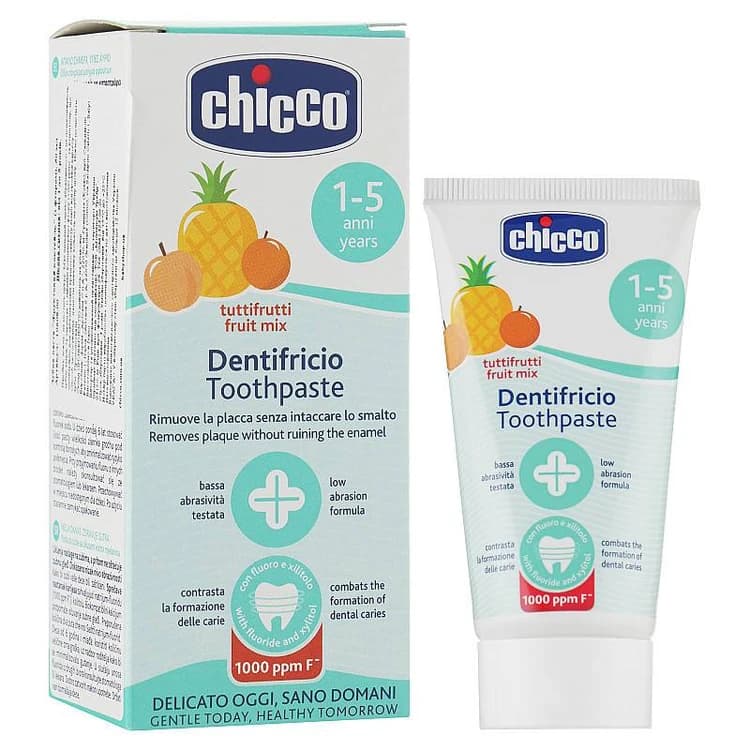 خمیر دندان 1تا 5 سال چند میوه چیکو chicco