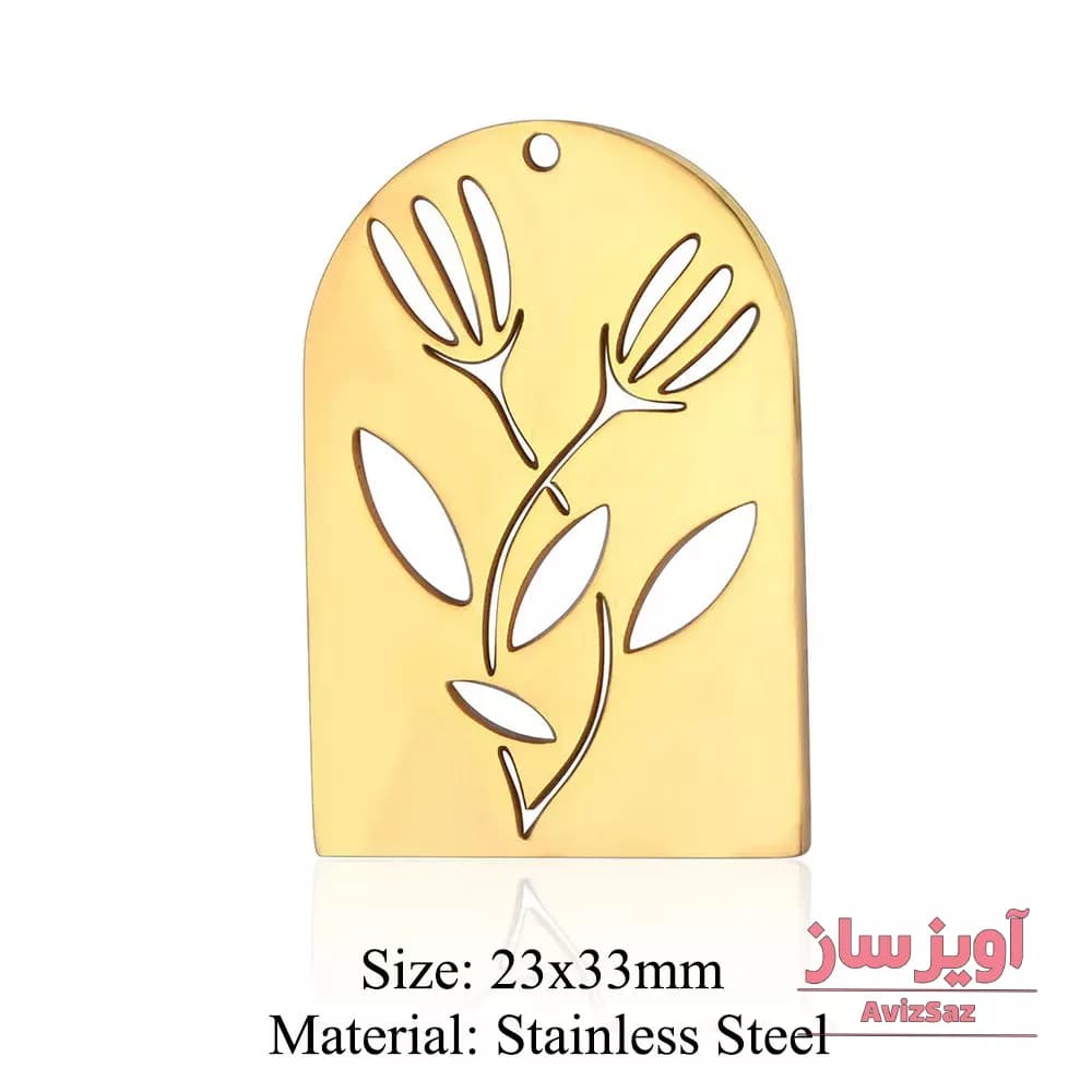 گردنبند گل لاله کد 101725