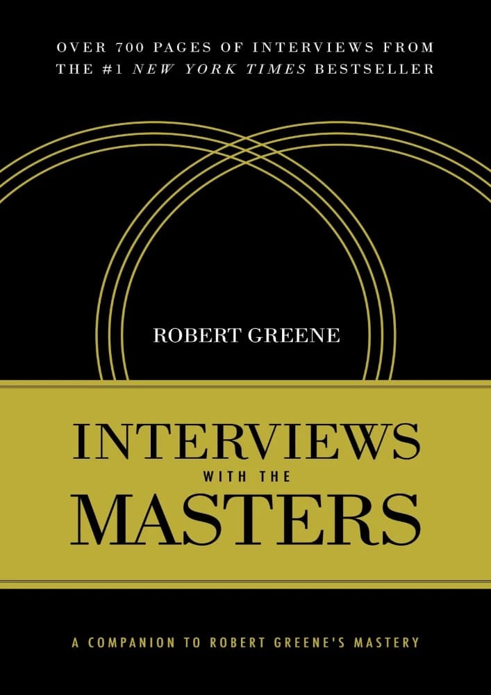 کتاب Interviews with the Masters (گفتوگو با استادان) نسخه انگلیسی PDF | رابرت گرین