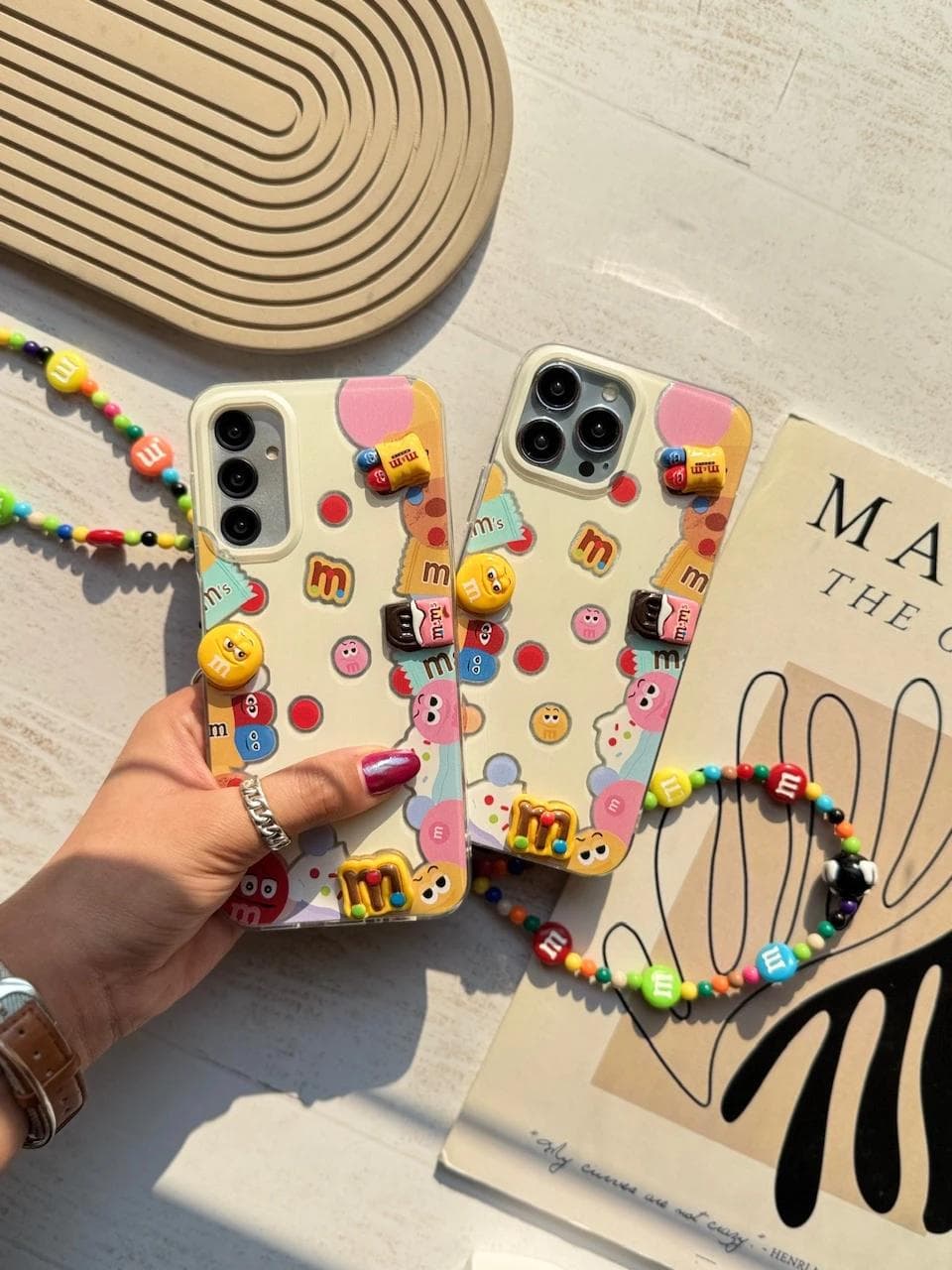 قاب M&M Land با آویز آیفون سامسونگ شیائومی (کدC1917) مناسب برای A15 — تصویر ۲