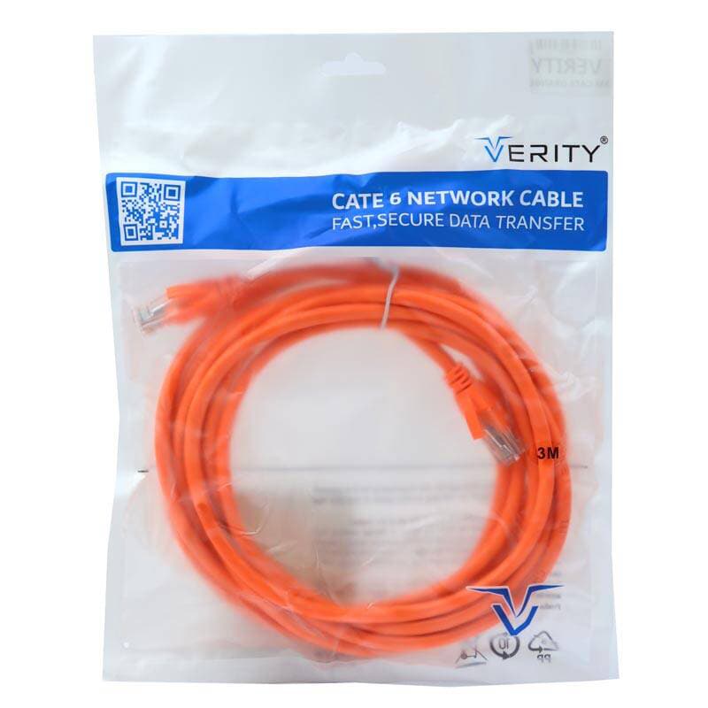 کابل شبکه 3متری VERITY مدل CAT6 — تصویر ۲