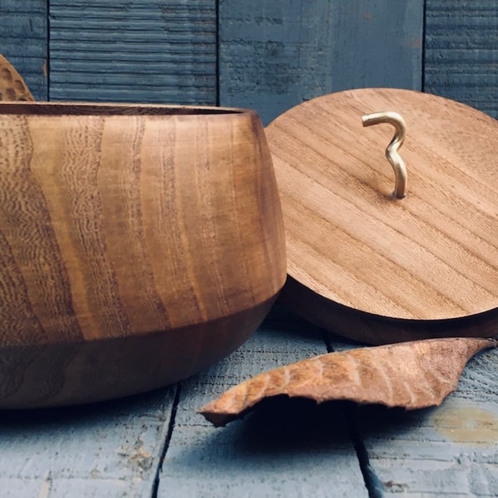 ظرف چوبی درب دار کد 950 — تصویر ۲