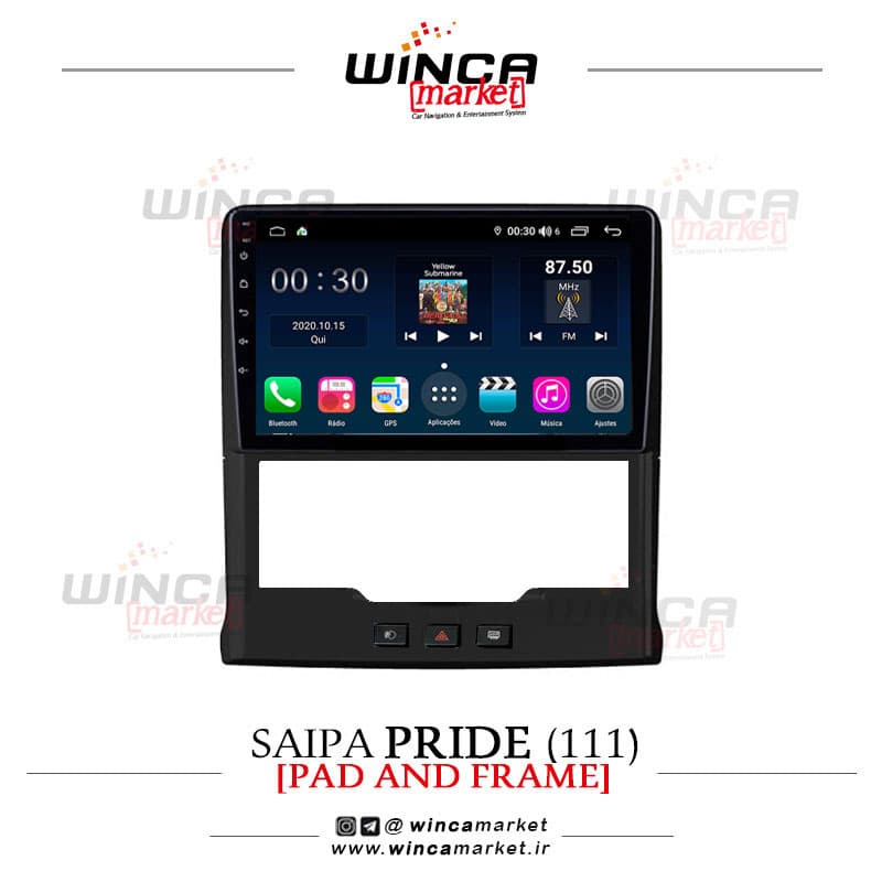 مانیتور اندروید پراید 111 برند وینکا WINCA سری H