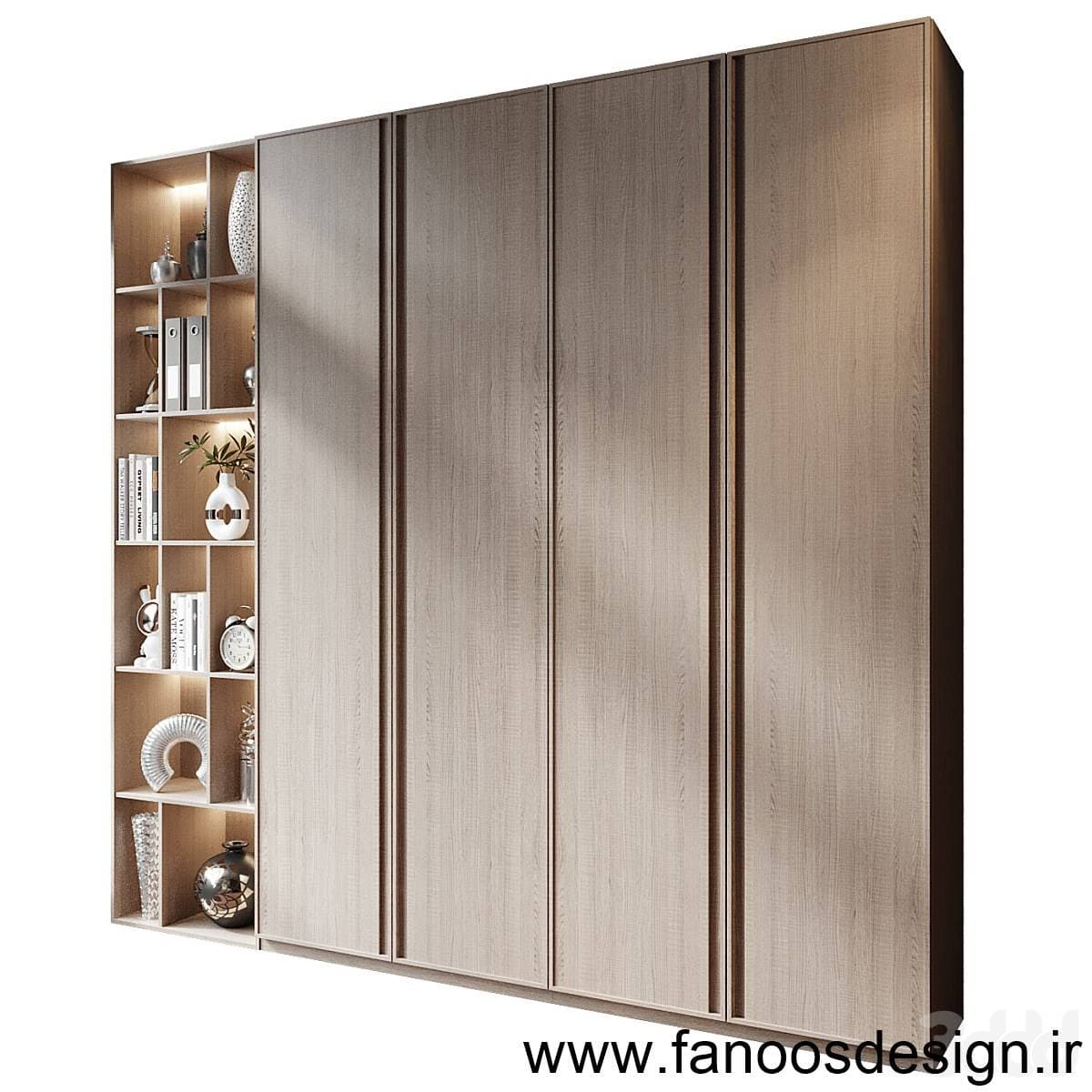 کمد دیواری مینمال کد 31030 — تصویر ۲
