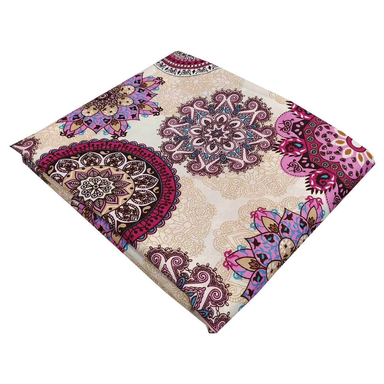 ملحفه تشک مهمان مدل خورشیدی کد F2 سایز 195×100 سانتی متر