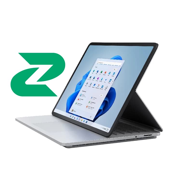 لپ تاپ استوک صحفه لمسی 14 اینچی مایکروسافت مدل Surface Studio پردازنده i7 رم 16 گیگابایت هارد 512 گیگابایت SSD گرید ++A — تصویر ۲