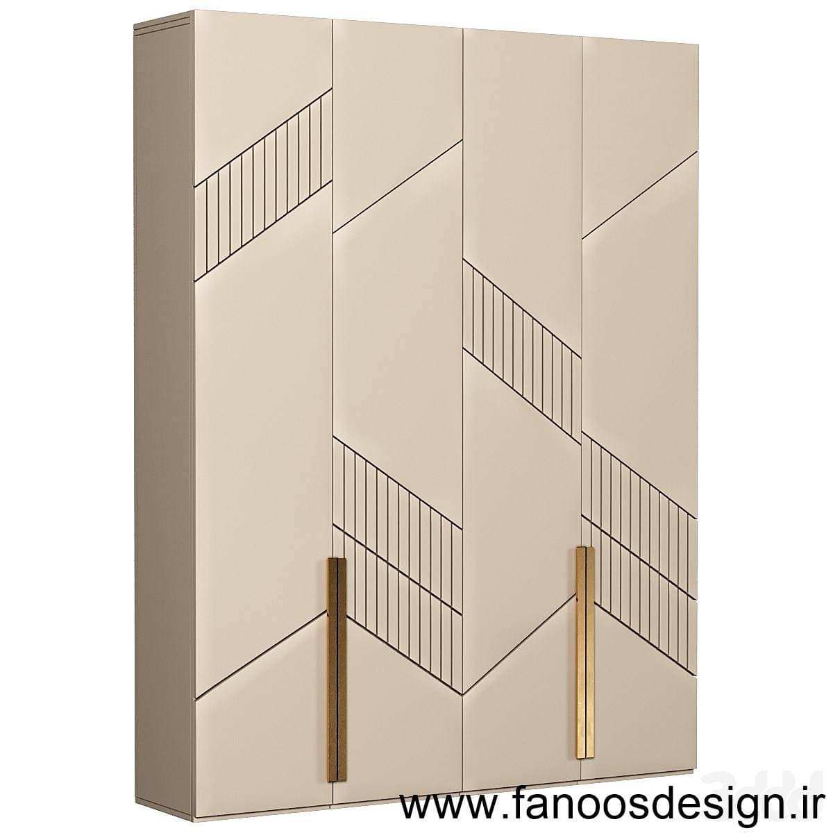 کمد دیواری مدرن کد 30998 — تصویر ۲