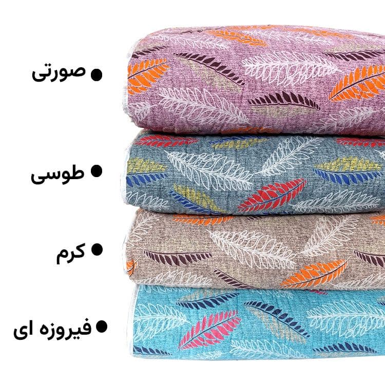 تشک مهمان پشمی اسپی توره مدل ارگانیک کدKH01 یک نفره سایز 90*190 سانتی متر — تصویر ۴