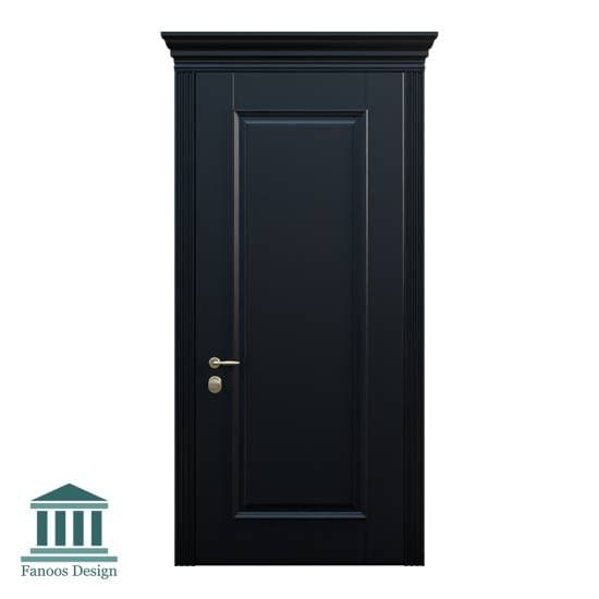 درب کلاسیک تمام چوب برجسته کد 30942 — تصویر ۳