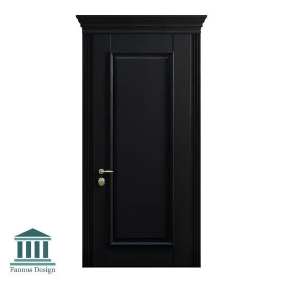 درب کلاسیک تمام چوب برجسته کد 30942 — تصویر ۷