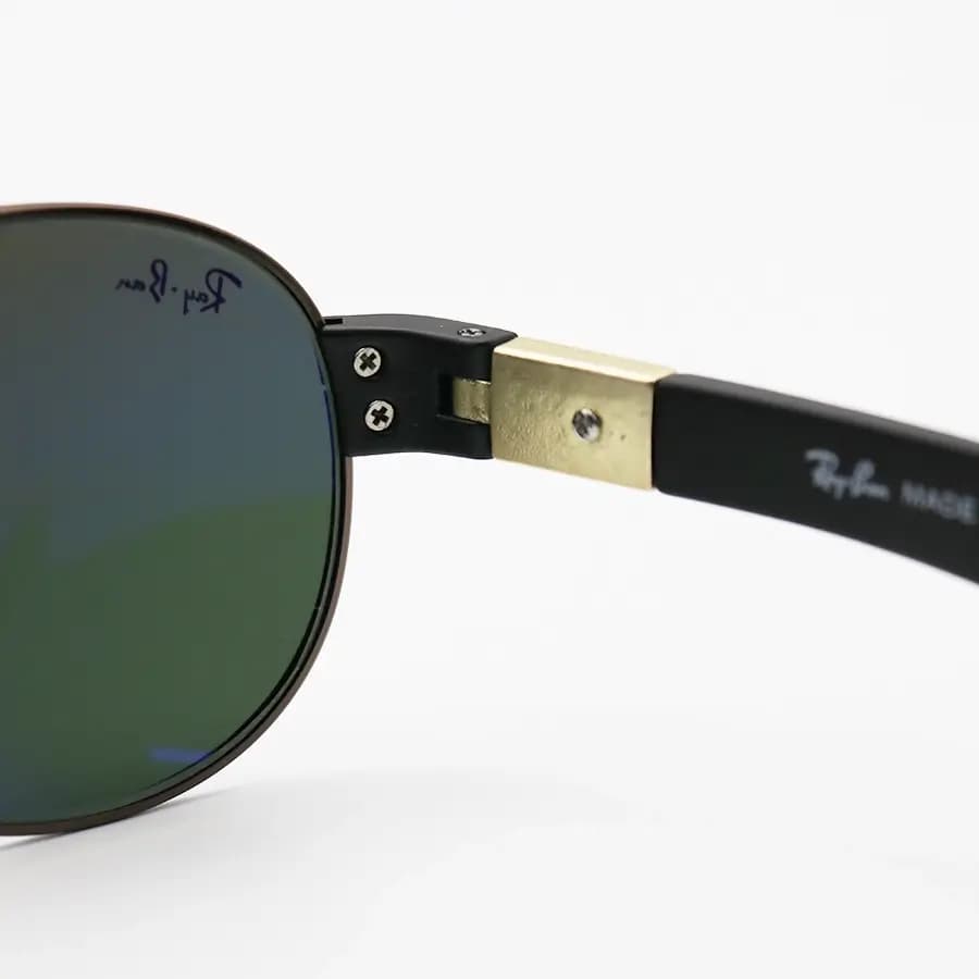 عینک آفتابی Ray-Ban با فریم شکل خلبانی، رنگ مسی، عدسی شیشهای و قهوهای تیره مدل RB3509 — تصویر ۱۱