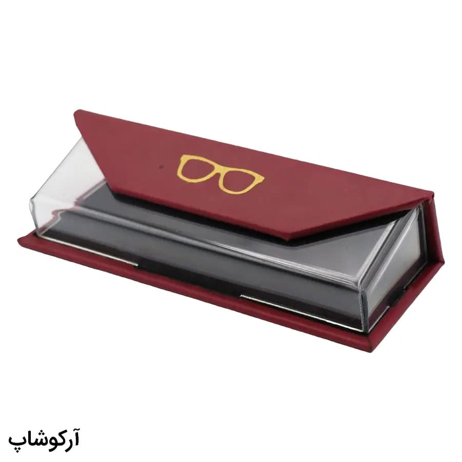 بسته 10 عددی کیف و قاب عینک با درب مگنتی، رنگبندی کامل و طرح شفاف مدل 993053 — تصویر ۸