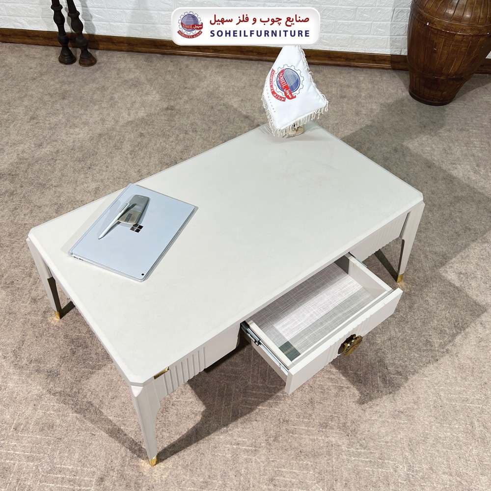 میز جلومبلی چوبی مدرن کشو دار مدل 0090 سهیل — تصویر ۵