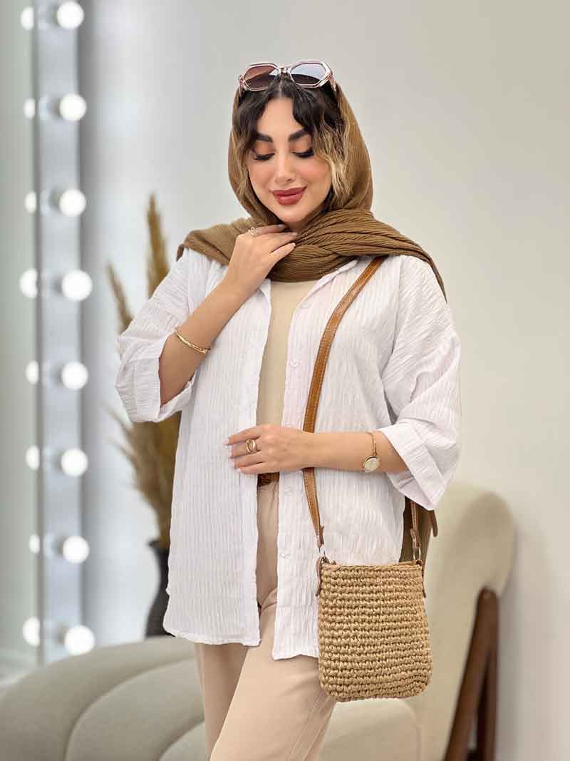 مانتو آستین پاکتی بیتا کد 5242 — تصویر ۸