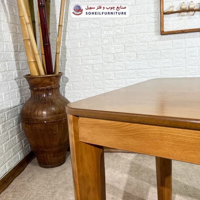 ست ناهارخوری چوبی ۴نفره و ۶نفره پیکاسو و صندلی هلنا سهیل — تصویر ۷