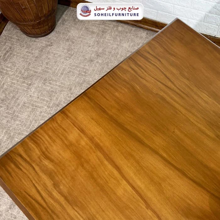 میز ناهارخوری چوبی 4نفره و 6نفره شاه پسند سهیل (چوب سوپر راش گرجستان) — تصویر ۴