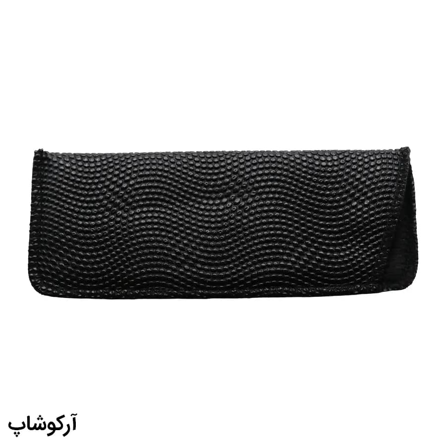 عینک مطالعه نزدیک بین نمره +3.50 با فریم مشکی، شکل مستطیلی، لولا فنری و برند MakerField مدل H104 — تصویر ۸