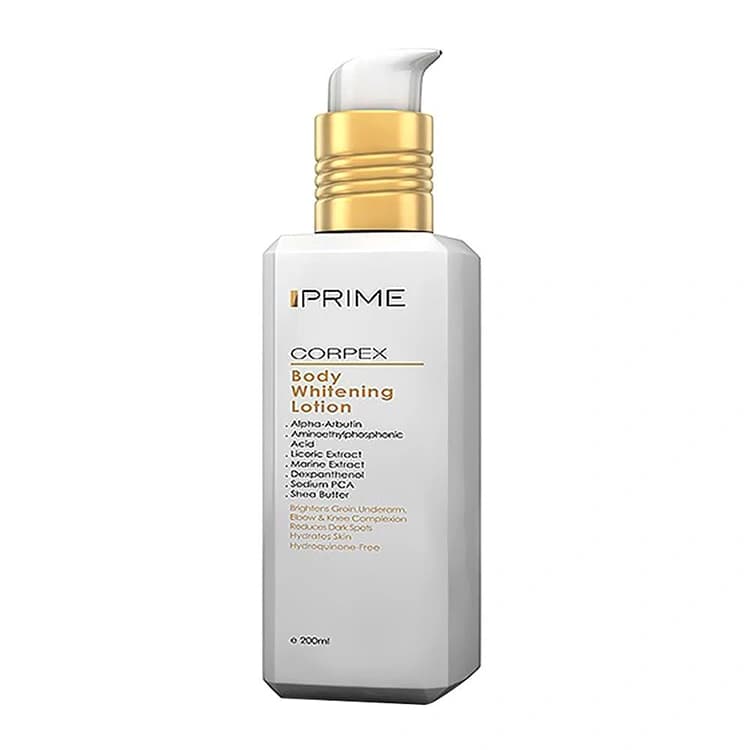 لوسیون روشن کننده PRIME مدل Corpex حجم 200 میلی لیتر