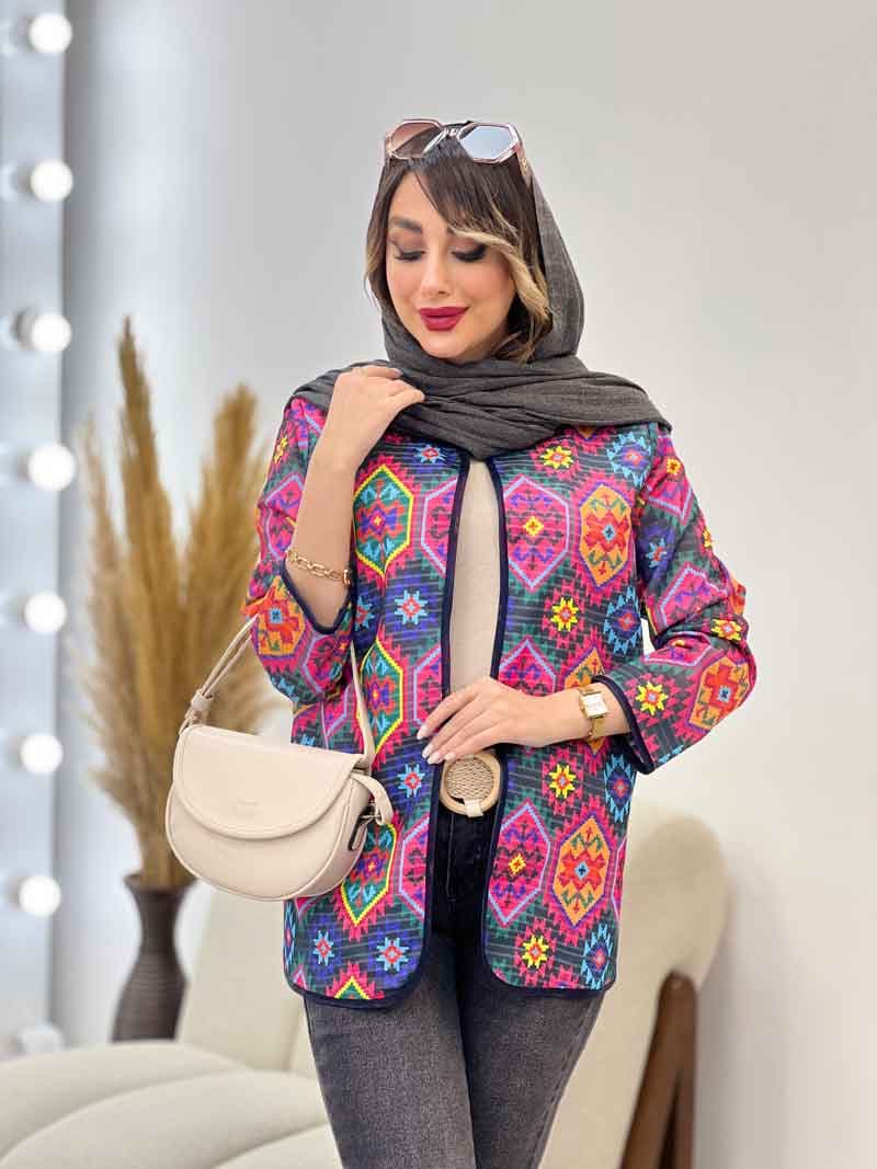 مانتو طرح سنتی نارین کد 5183