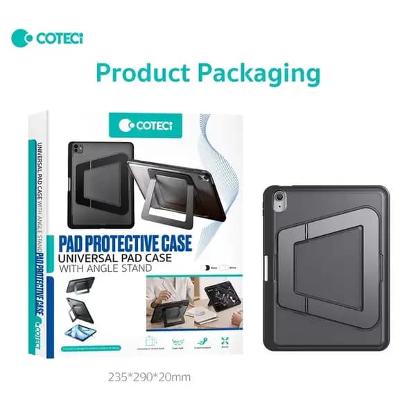 کاور مناسب تبلت اپل 11 اینچ کوتسی مدل Coteci IP-116 iPad 10/11 — تصویر ۷