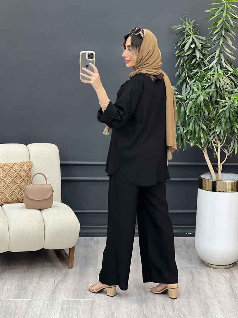 ست مانتو و شلوار طوبا کد 5108 — تصویر ۶