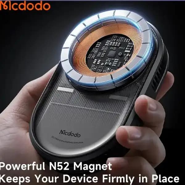 هولدر و نگهدارنده موبایل دریچه کولری و شارژ وایرلس مک دودو مدل Mcdodo MagQ Ultra Qi2 CH-8400 — تصویر ۲