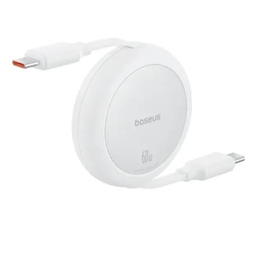 کابل تبدیل USB-C به USB-C بیسوس مدل Basuse Free2Pull Mini 60W — تصویر ۲