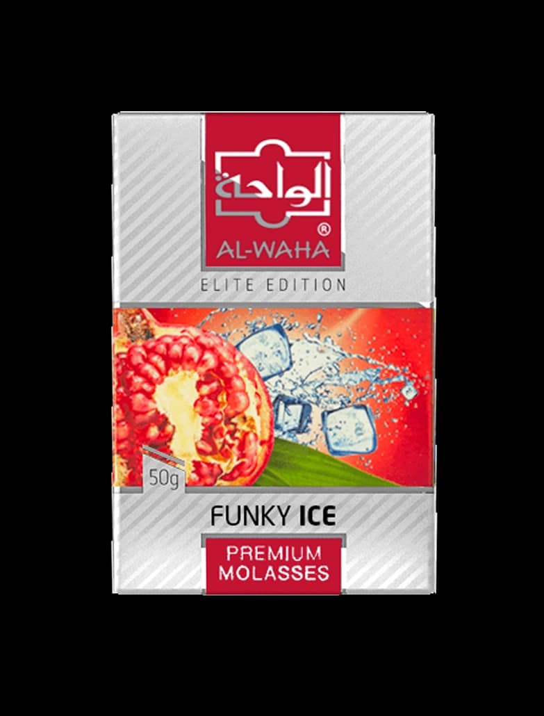 تنباکو قلیان الواحه انار یخ Alwaha funky ice hookah tobacco