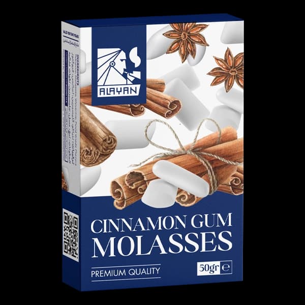 تنباکو قلیان الایان آدامس دارچین Alayan cinnamon gum molasses hookah tobacco