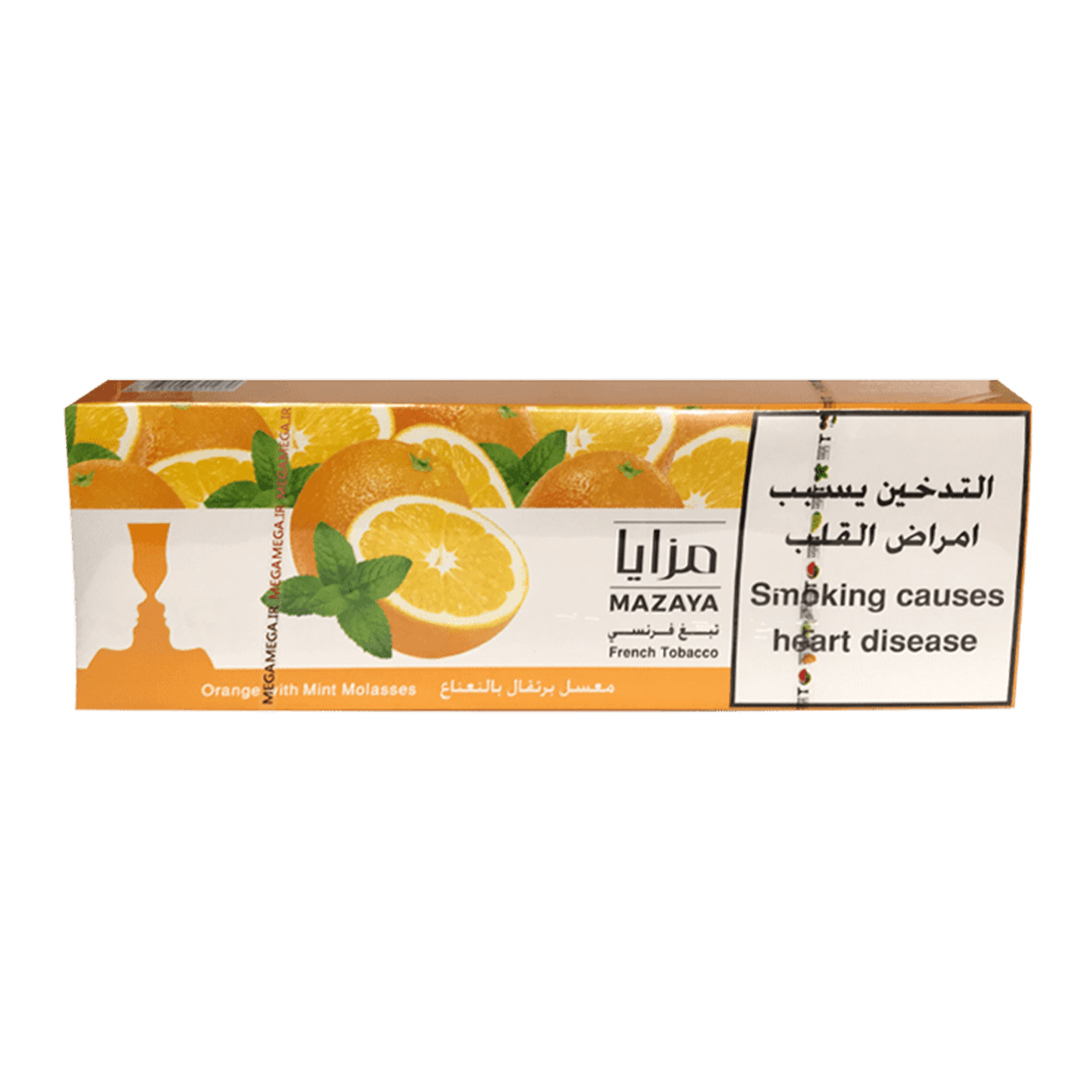 تنباکو قلیان مزایا پرتقال نعنا Mazaya orange mint hookah tobacco
