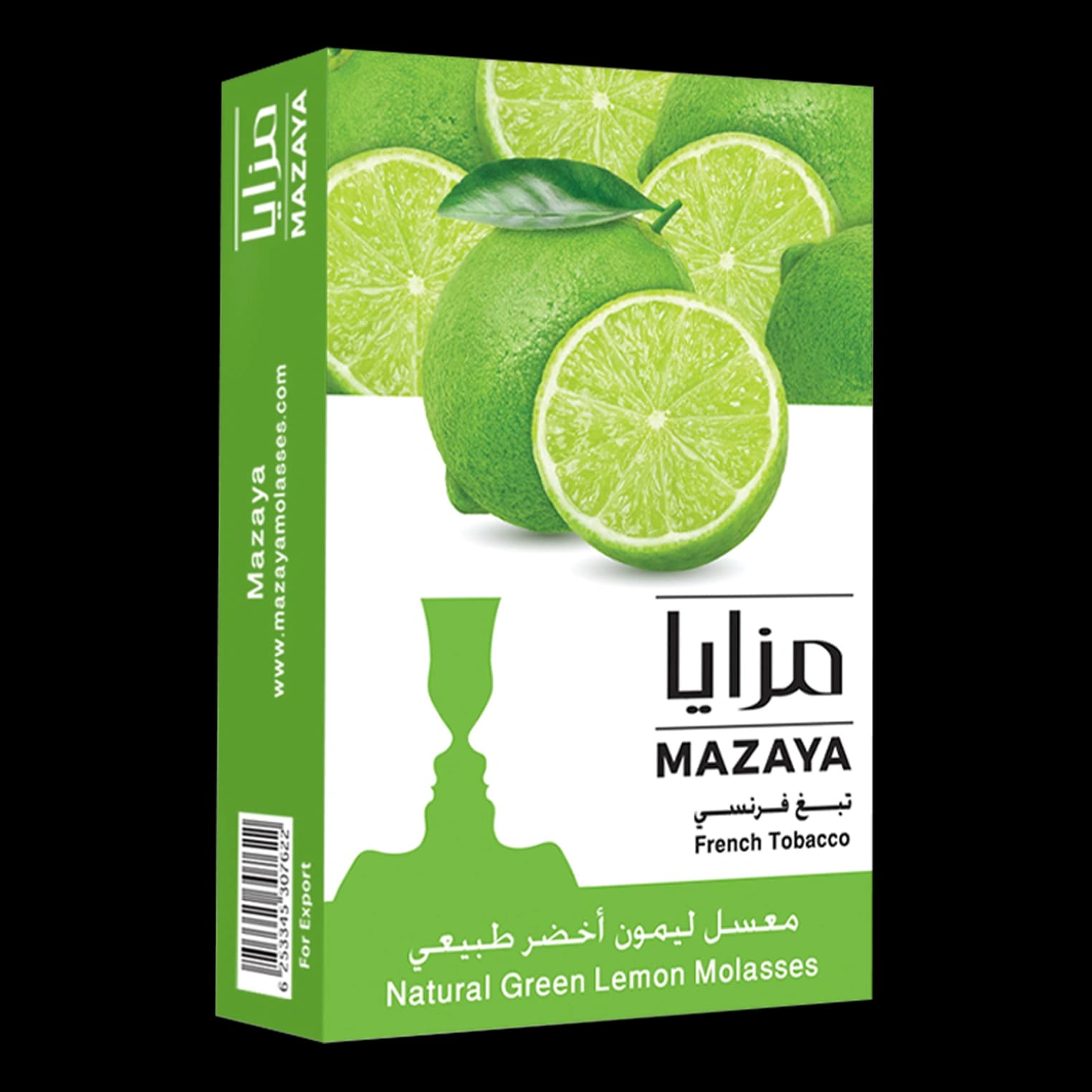 تنباکو قلیان مزایا لیمو سبز Mazaya Green Lemon hookah tobacco