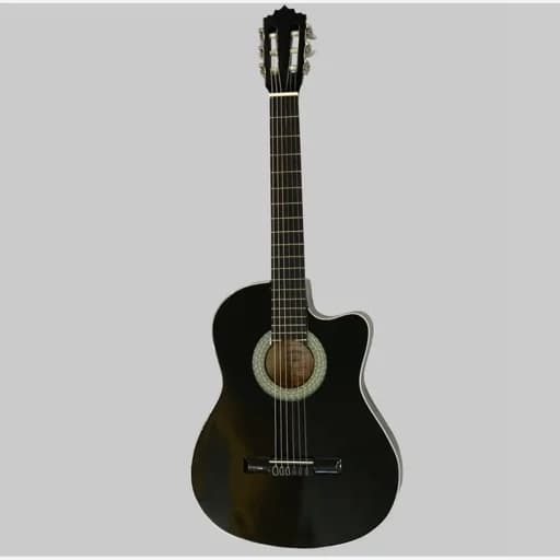گیتار c40 مدل کاتوی مشکی همراه با کیف