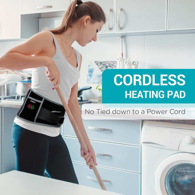 ماساژور شارژی و پدگرمکن مخصوص کمردرد Comfytemp مدل K9224 — تصویر ۲