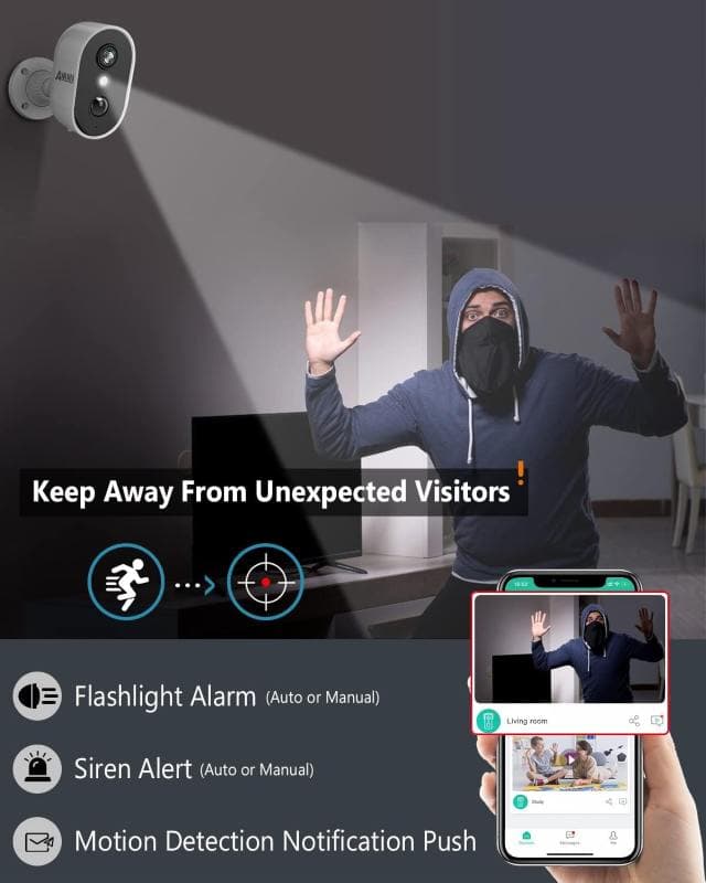 دوربین مداربسته وایرلس ANRAN — تصویر ۷