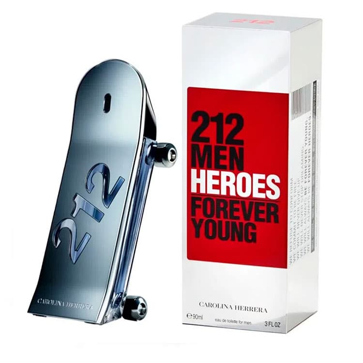 ادو تویلت مردانه CAROLINA HERRERA 212 Heroes حجم 90 میلی لیتر — تصویر ۲