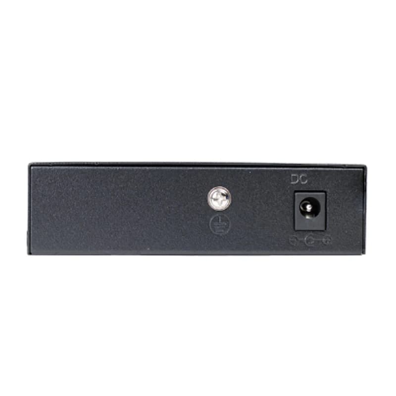 سوییچ 5 پورت نتربیت مدل NES-1005C، دارای پورت شبکه RJ-45 با حداکثر سرعت 100 مگابیت بر ثانیه، ظرفیت سوییچینگ 1 گیگابیت بر ثانیه، با پشتیبانی از QoS — تصویر ۳