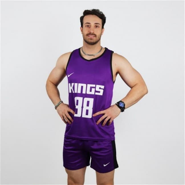 ست مردانه بسکتبالی سوزنی سایز بزرگ KINGS کد 51062 تکی — تصویر ۳