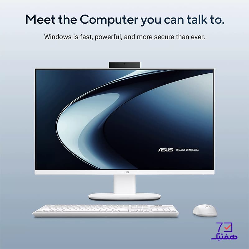 کامپیوتر همه کاره 27 اینچی ایسوس مدل ALL IN ONE ASUS V470VA Core7-240H 16GB 512GB SSD INTEL — تصویر ۵