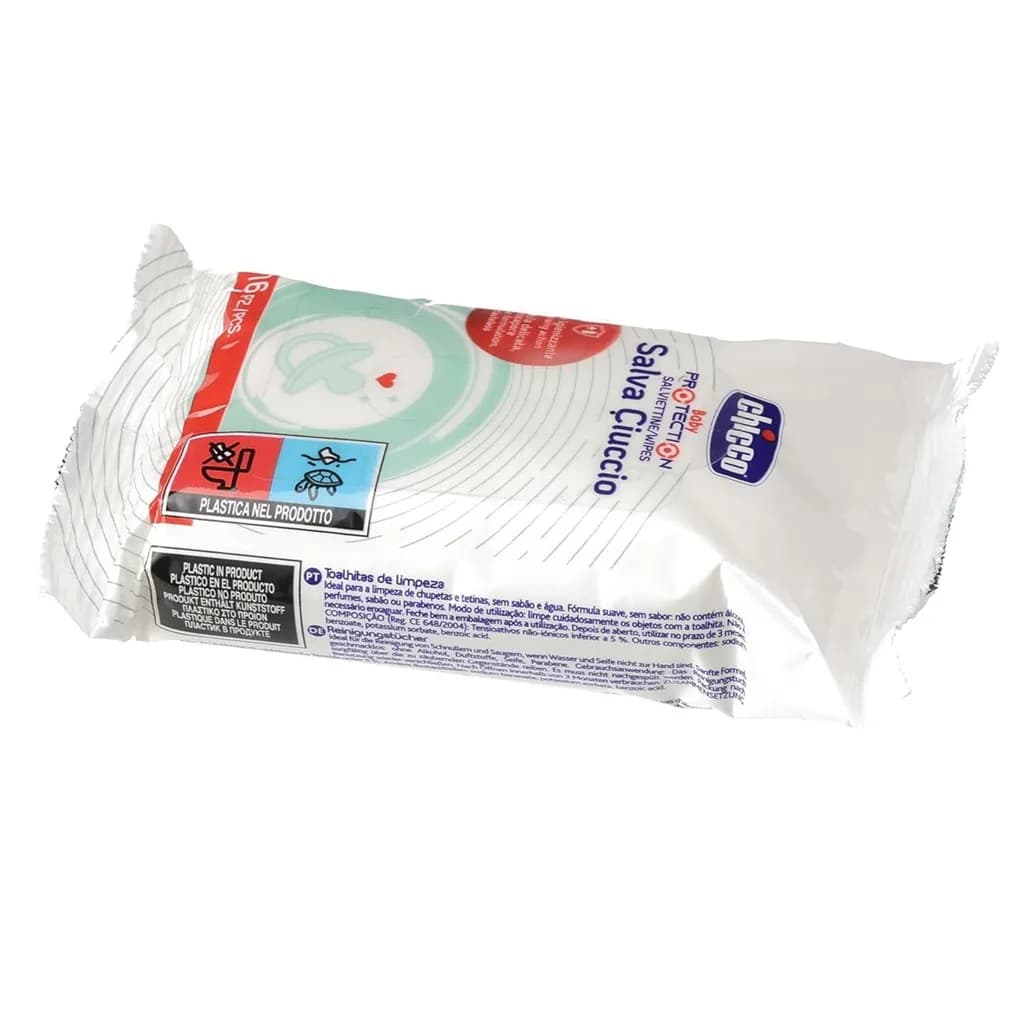 دستمال استریل كننده پستانک چیکو 16عددی Chicco Baby Protection — تصویر ۵