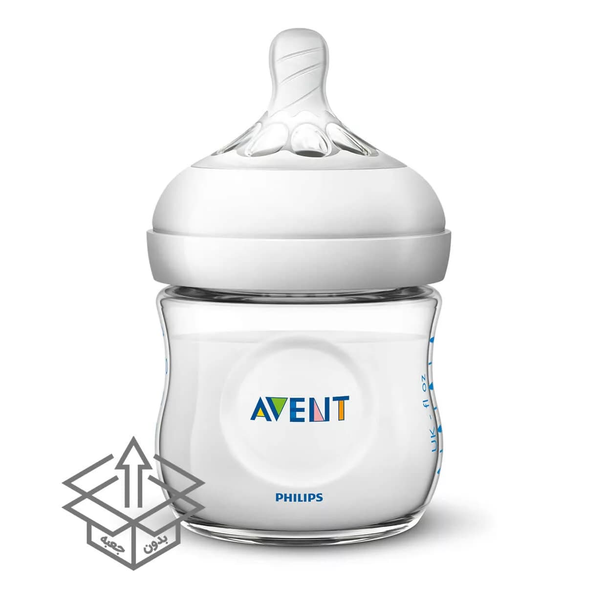 شیشه شیر نچرال 125 میل 0+ماه 2قطره اونت Avent — تصویر ۷