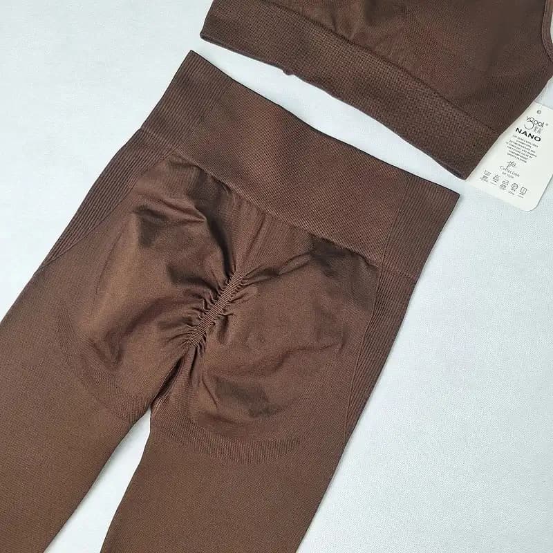 ست اورجینال نیم تنه و لگ سیملس پشت چین دار SY-0131 — تصویر ۷